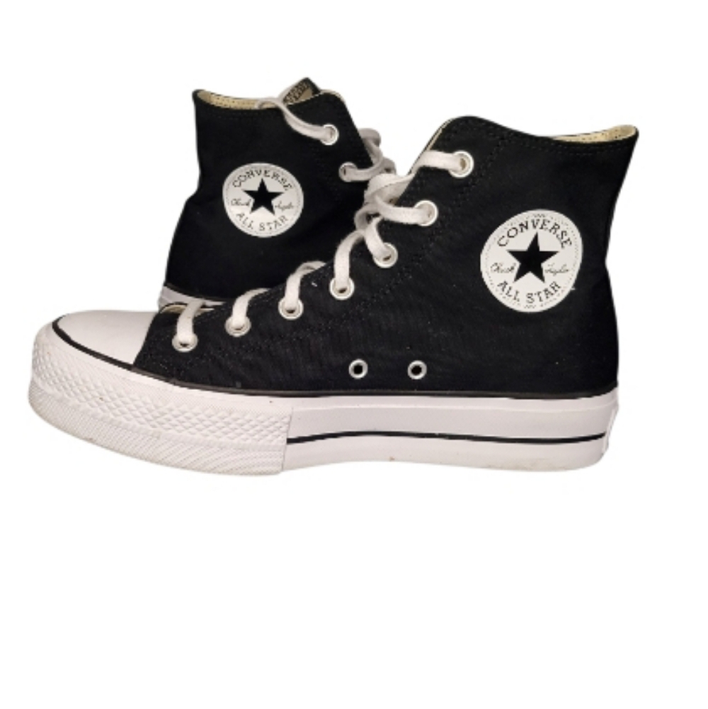 Converse LIFT Platform All Star Chuck Taylor Black White Hi Top Sneaker Women 9